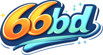 66 bd সাইটের সোনালি লোগো